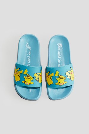 Badesandalen - Türkis - Pikachu