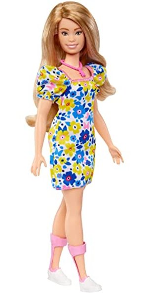 Barbie Fashionistas Puppe Nr. 208 mit Down-Syndrom in Blümchenkleid