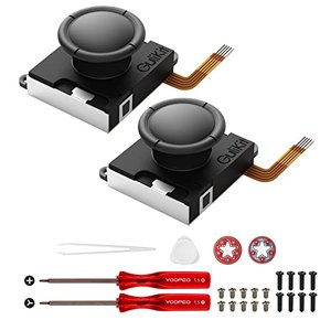 AKNES GULIKit Hall Sensing Joystick Reparatur Kit für JoyCon, Rechts Links Joy Con Controller Joysti