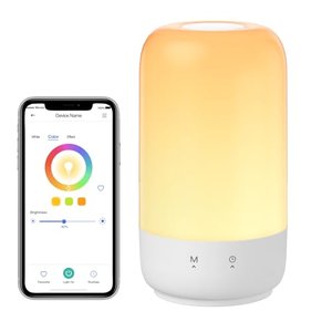 meross Nachttischlampe – Modell 2 (Apple HomeKit, Alexa und Google Home)