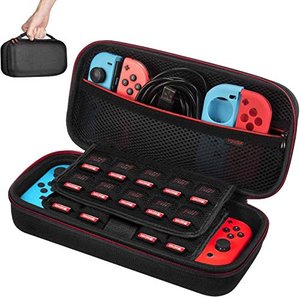 Tasche für NS Switch / Switch OLED - Younik Upgrade Version harte Reisetasche mit größerem Stauraum 