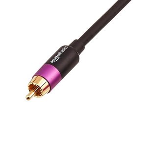 Amazon Basics PBH-19091 - Subwoofer-Kabel, 10,7 m, Schwarz