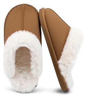 Flauschige Pantoffeln mit Memory Foam