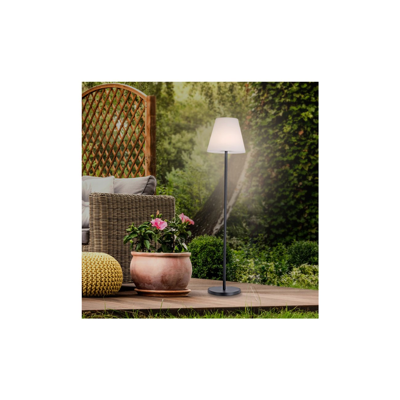 Just Light LED-Akku-Stehlampe Holly