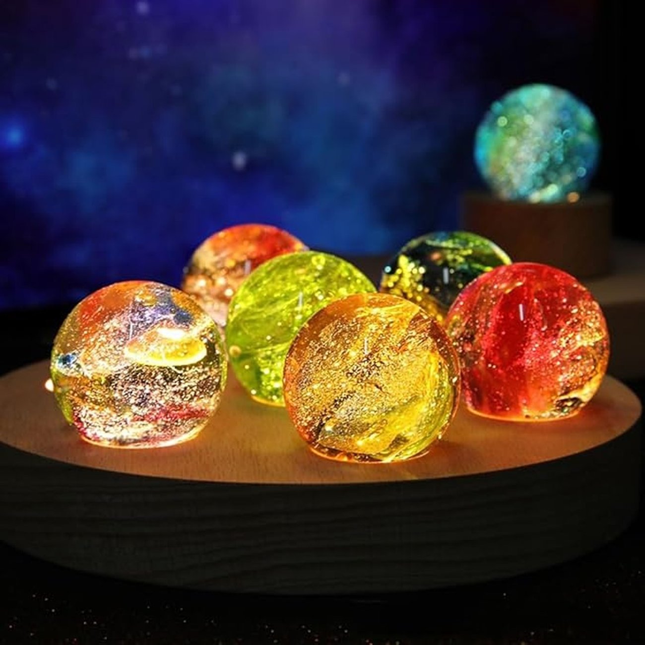 Kristallkugel-Nachtlicht von Amfun