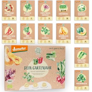 BIO Gartenjahr Gemüse Samen Set