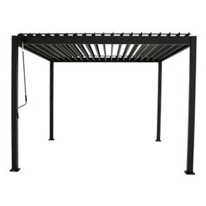 Mirador Pavillon mit Lamellendach, 3 x 3,6 m