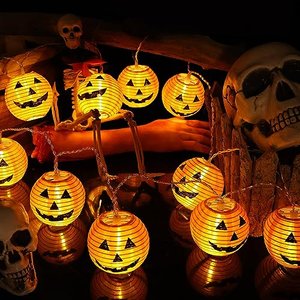 Halloween-Lichterkette, batteriebetrieben, 6 m, 20 LEDs