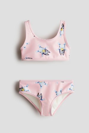 Bikini mit Musterprint - Rosa - Kinder