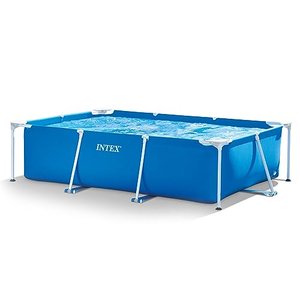 Intex Rectangular Frame Pool -Aufstellpool - 300 x 200 x 75 cm, Blau