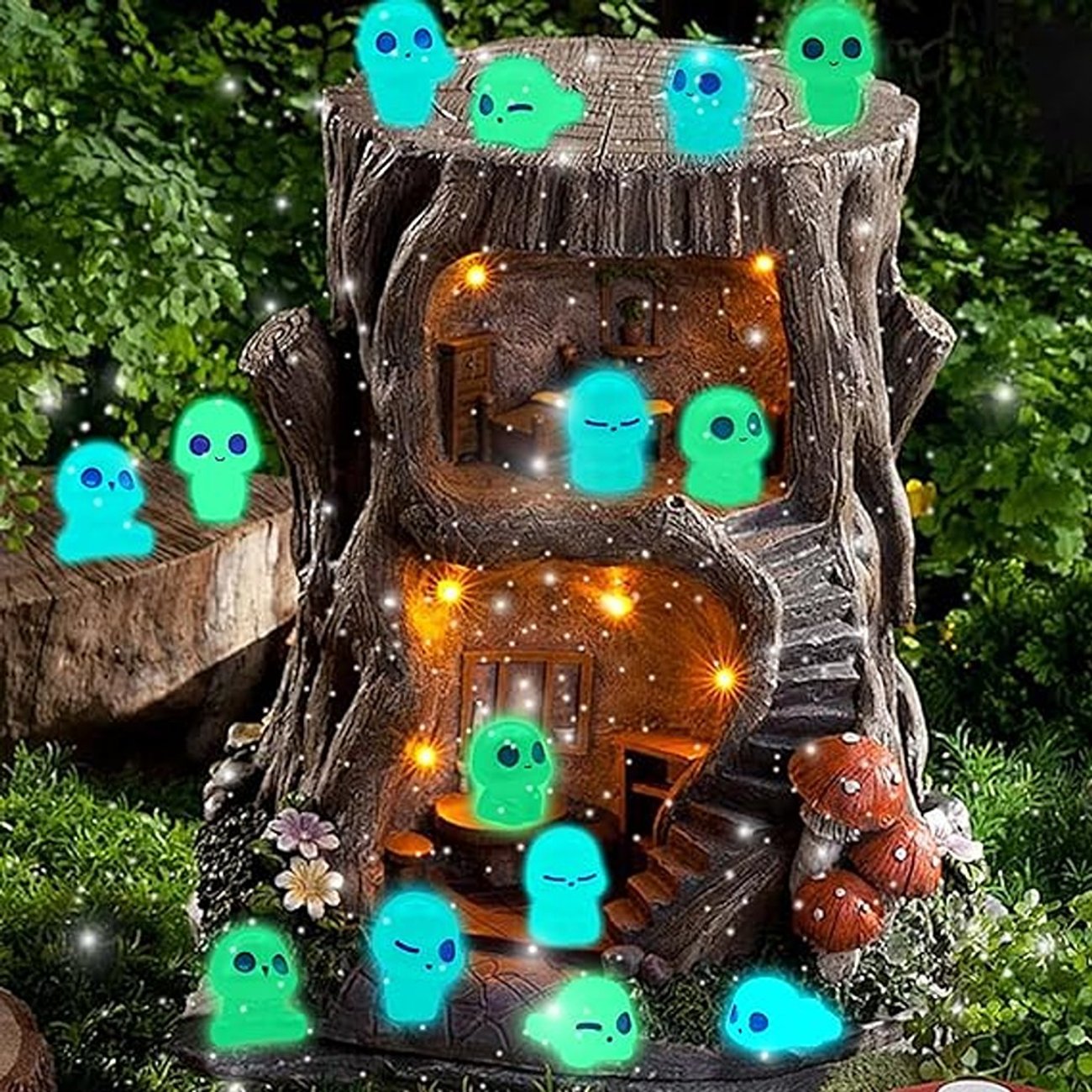 Leuchtsteine „Baumelfen" von Tarkdark