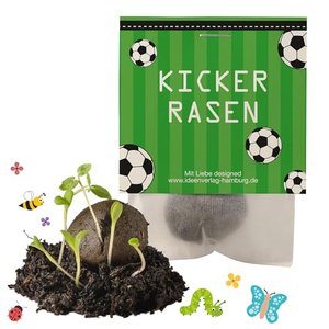 10x "Fußball" Samenbomben als Mitgebsel zum Kindergeburtstag / Fußballparty / Seedbombs / Partytüten