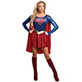Rubie's offizielles Supergirl-T-Shirt-Kostüm für Damen (TV-Serie), Erwachsenen-Kostüm, Größe S