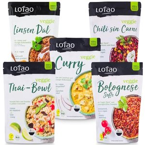 LOTAO Vegane Fertiggerichte - Ready to eat Bundle