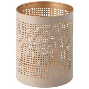 Kleines Windlicht aus Metall