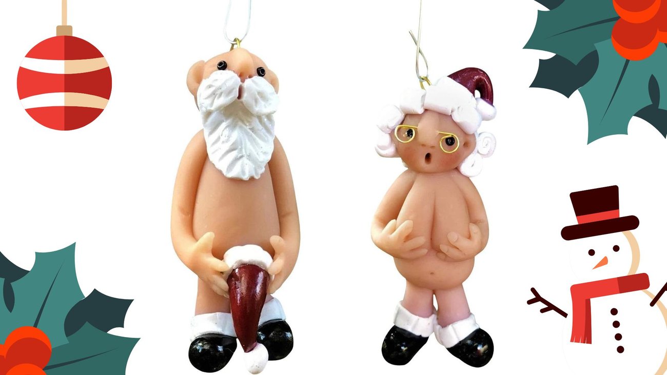 Nackter Christbaumschmuck