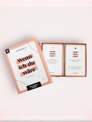 „Wenn ich du wäre…“ - Challengekarten für Paare