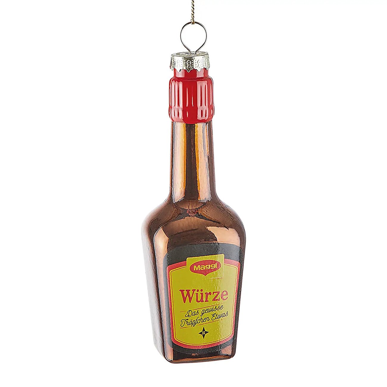 BUTLERS Weihnachtsbaumkugel Maggi Flasche