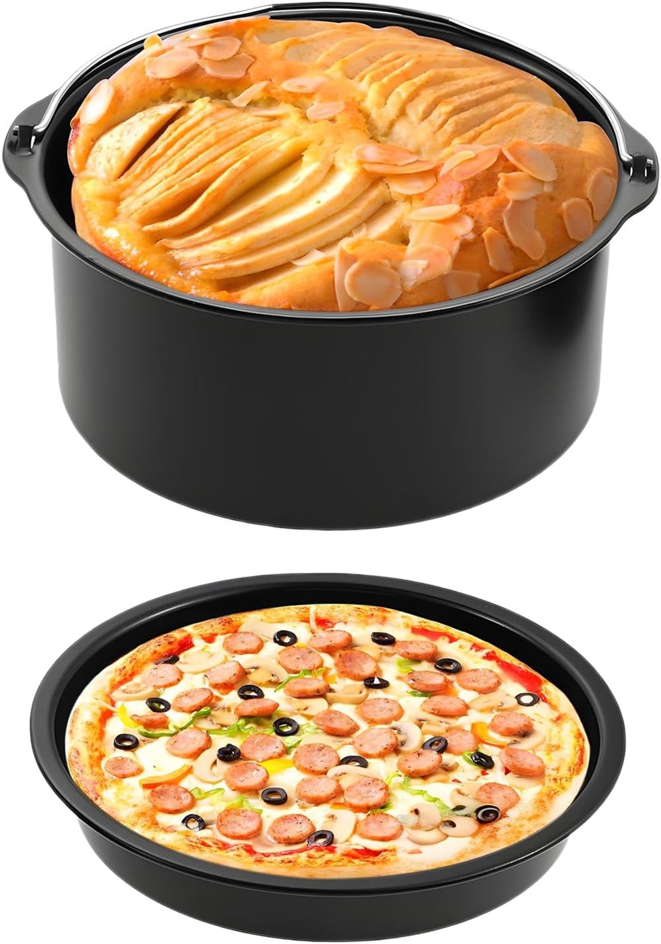 2er-Set Backzubehör für Heißluftfritteuse