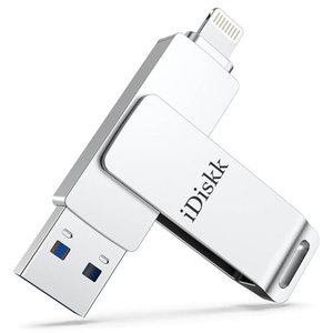 iDiskk 128GB Lightning USB Stick für iPhone 12/11 / X/XS/XR / 5/6/7/8 iPad