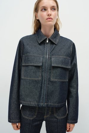 Jeansjacke - Blau - Damen