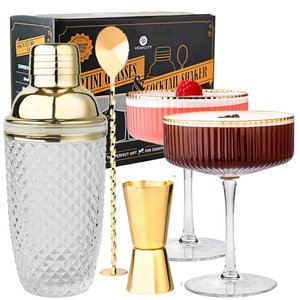 Cocktail Set– Glas Cocktail Shaker