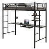Costway Hochbett mit Schreibtisch
