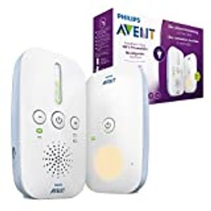 Philips Avent Audio Babyphone SCD503/26 - DECT-Technologie, Kristallklarer Klang, Eco-Mode, Nachtlic