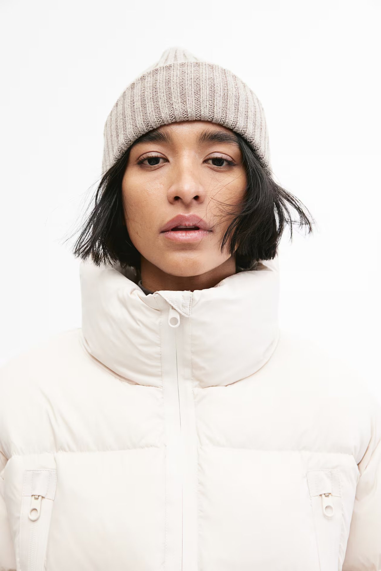 Beanie in Rippstrick