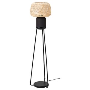 SYMFONISK Standleuchte mit WiFi-Speaker - Bambus/smart