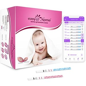 50 x Ovulationstest Fruchtbarkeitstests und 20 x Schwangerschaftstest Streifen von Easy@Home-Unterst