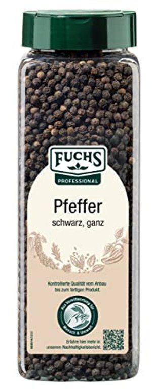 Fuchs Professional - Ganzer Pfeffer schwarz