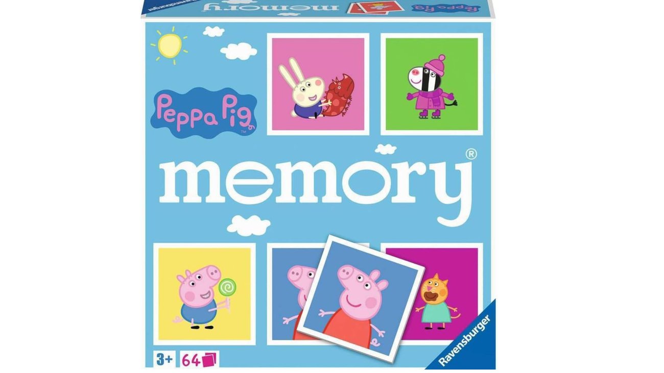 Ravensburger - 20886 - Peppa Pig Memory, der Spieleklassiker für alle Fans