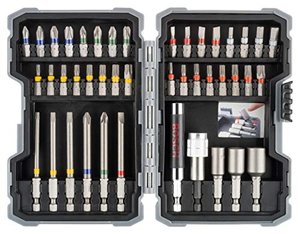 Bosch 43 tlg. Schrauberbits und Steckschlüssel Set