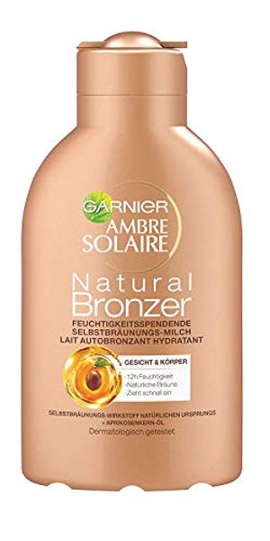 Garnier Ambre Solaire Natural Bronzer Feuchtigkeitsspendende Selbstbräunungs-Milch, für eine natürli