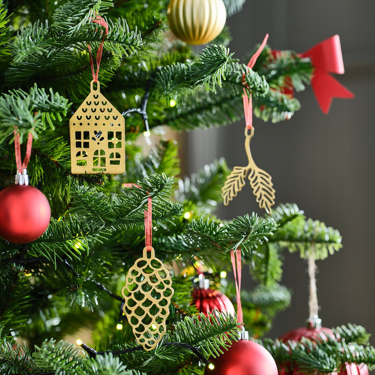 VINTERFINT goldener Baumschmuck