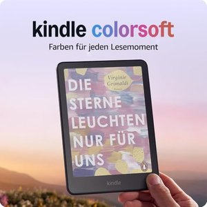 Amazon Kindle Colorsoft 16 GB + Schwarzer Hülle aus Material auf Pflanzenbasis + 9W-Netzteil