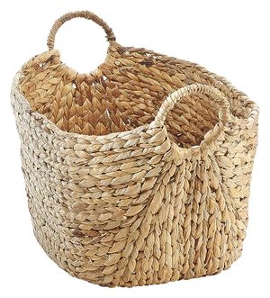 Aufbewahrungskorb aus Wasserhyazinthe