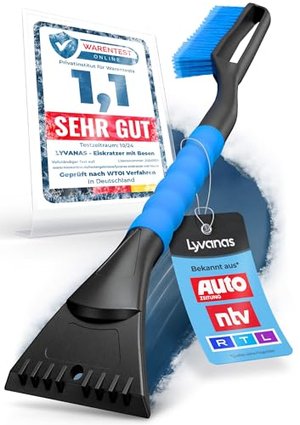 Lyvanas Eiskratzer Auto mit Besen