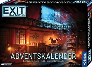 KOSMOS 683009 EXIT - Das Spiel Adventskalender, Der lautlose Sturm, mit 24 spannenden Rätseln ab 10 