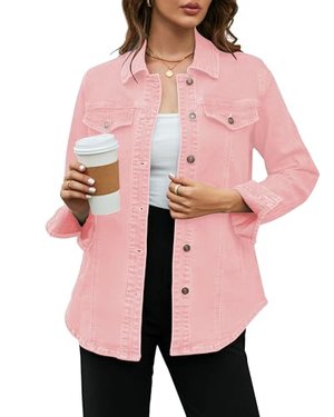Jeansjacke Rosa Denim