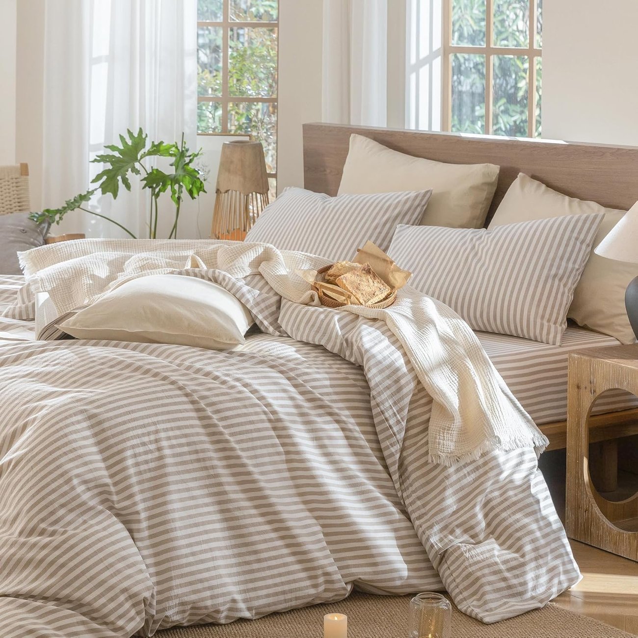 Lanqinglv Renforce-Bettwäsche (155x220 cm)