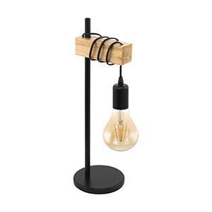 EGLO Tischlampe Townshend, Vintage Tischleuchte im Industrial Design