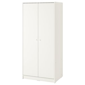 KLEPPSTAD Schrank mit 2 Türen - weiß 79x176 cm