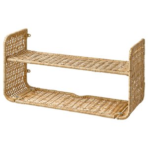 FRYKSÅS Wandregal - Rattan 60x20 cm