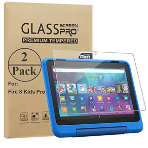 2 Stück Schutzfolie Kompatibel mit Fire HD Kids Tablet 8 Pro