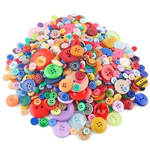1000 Stk. Bunte Knöpfe
