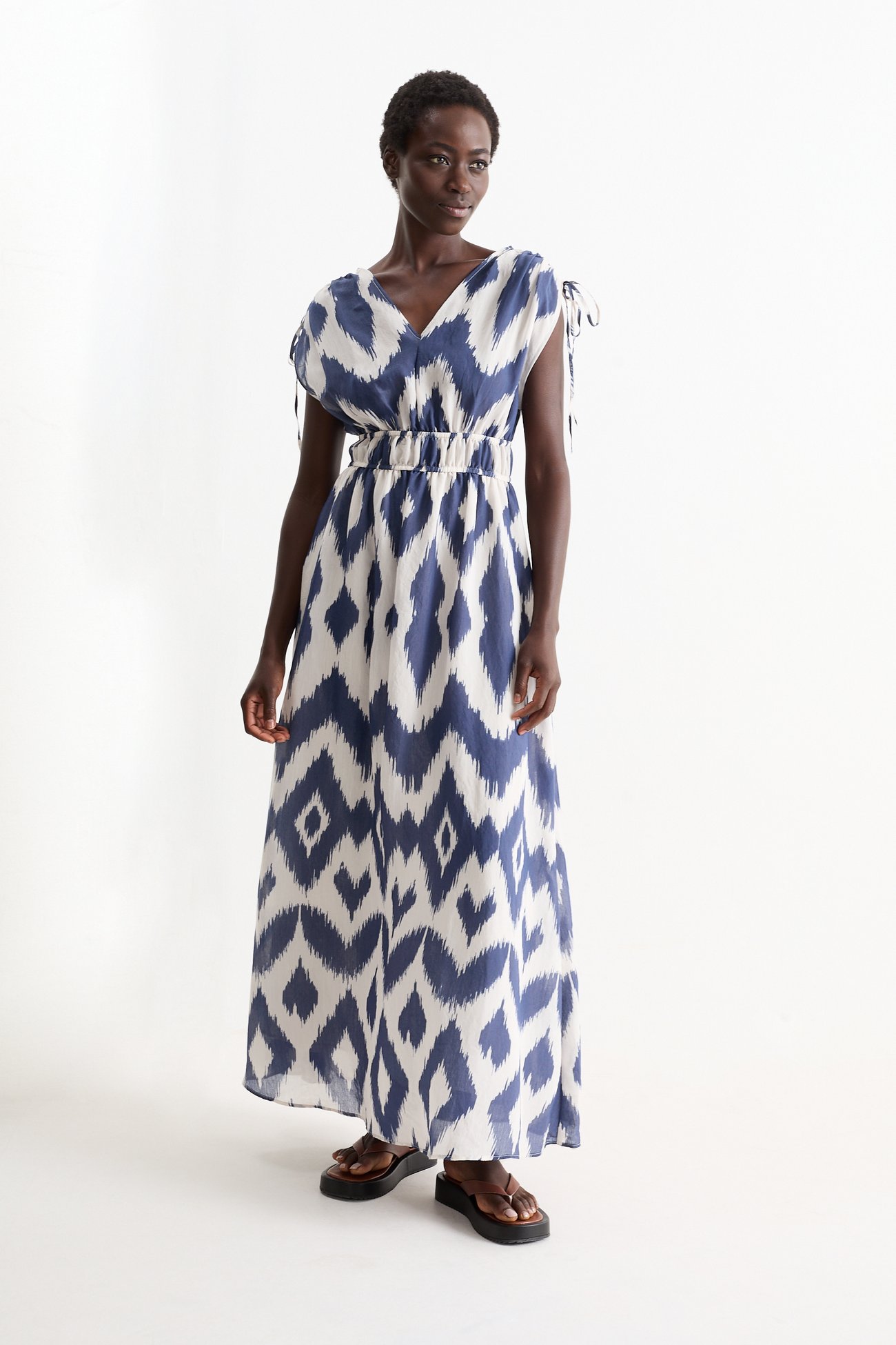 A-Linien Kleid - gemustert