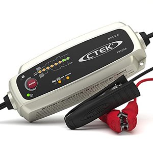 CTEK MXS 5.0, Batterieladegerät 12V, Temperaturkompensation, Intelligentes Ladegerät Autobatterie, L