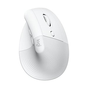 Logitech Lift Vertikale Ergonomische Maus, Kabellos, Bluetooth oder Logi Bolt USB-Empfänger, Leise K